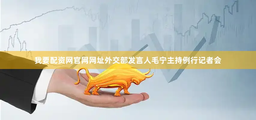 我要配资网官网网址外交部发言人毛宁主持例行记者会